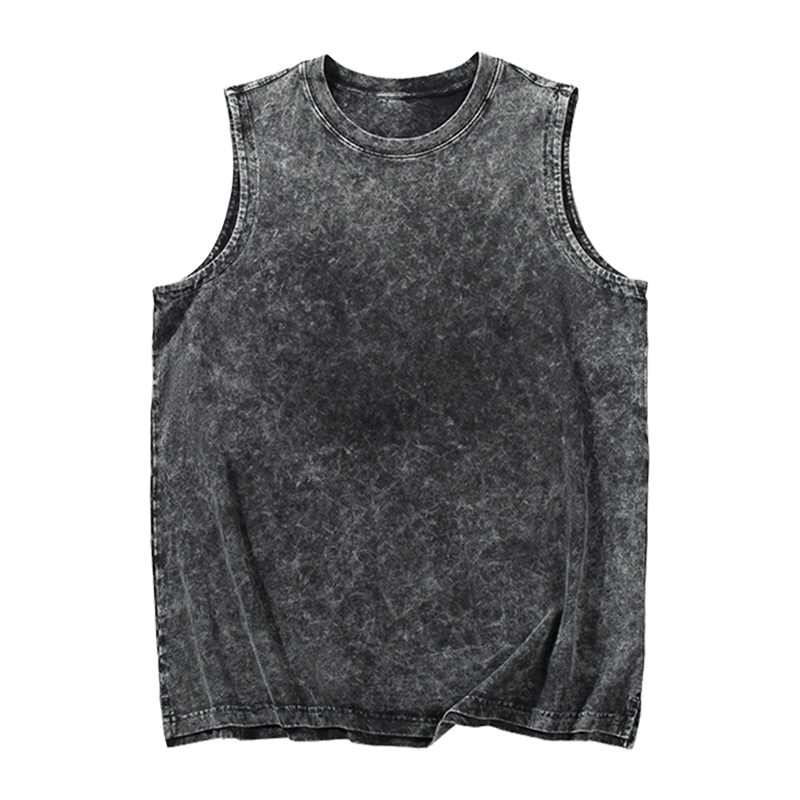 Oversized Acid Washed Tank Top