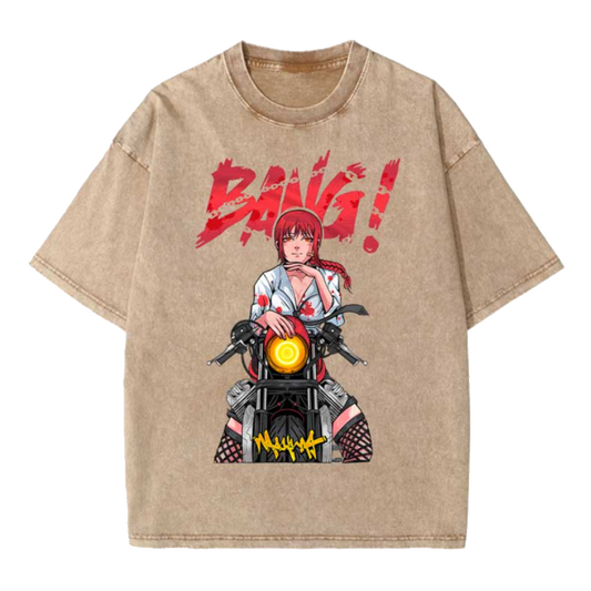 Vintage Tee - DTG Printed 'BANG!' Graphic