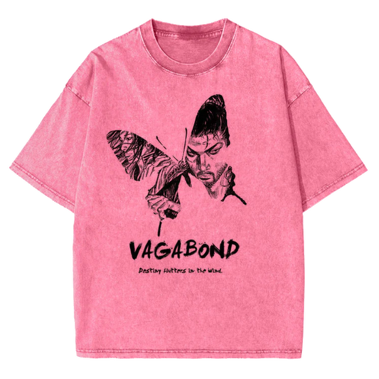 Vintage Tee - DTG Printed Vagabond Graphic